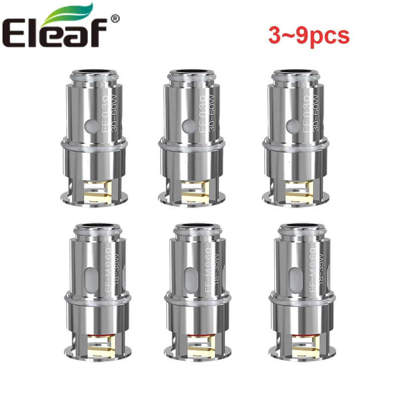 3 шт./лот катушка Eleaf EF для Pesso Tank 0.3ohm/EF M 0.6ohm iStick T80 комплект распылитель