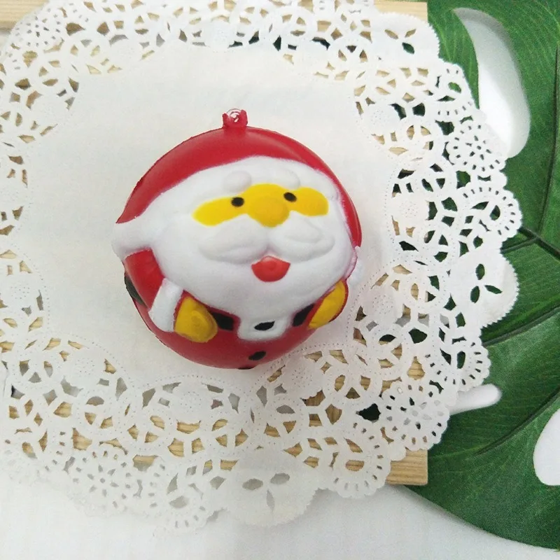 Кавайная Фабрика Прямая Рождественская серия PUSquishy PU медленный отскок пены декомпрессионная вентиляционная игрушка рождественские аксессуары серии