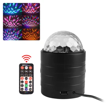 

Remote/Sound Control Romantic LED Ball Laser Light Bluetooth Disco Stage Effect Light LED Projector Light Gift for KTV Party Bar
