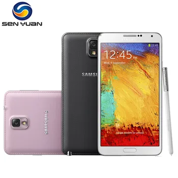 

Original Samsung Galaxy Note 3 N900 N9005 Phone Quad Core 5.5" 8MP 3G WIFI GPS note 3 cell phone Free Shipping