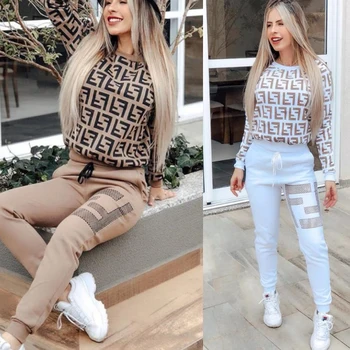 

Women 2 piece outfits pants sweat suits for ladies crop top and jogger sets Women jogging sets two piece outfits sweat suits