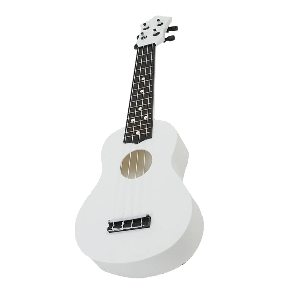 Soprano Ukulele 21 Inch Solid ABS Children Kids Ukulele with 4 Strings