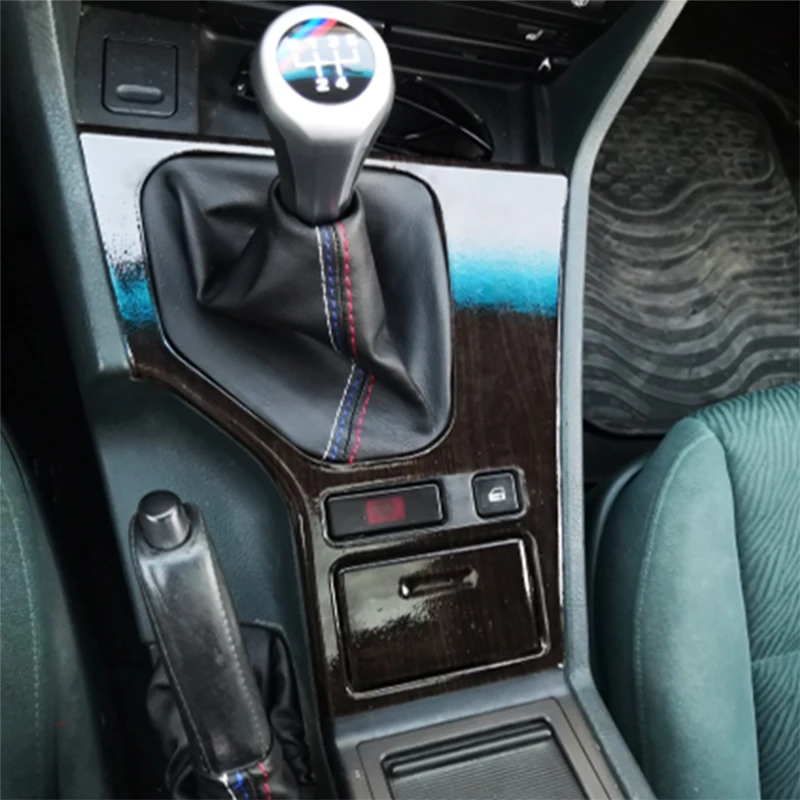 2pcs/set: Car Shift Gear Stick Cover Handbrake Gaiter Shift Boot Leather Cover Boot For BMW 3 Series E36 E46 M3