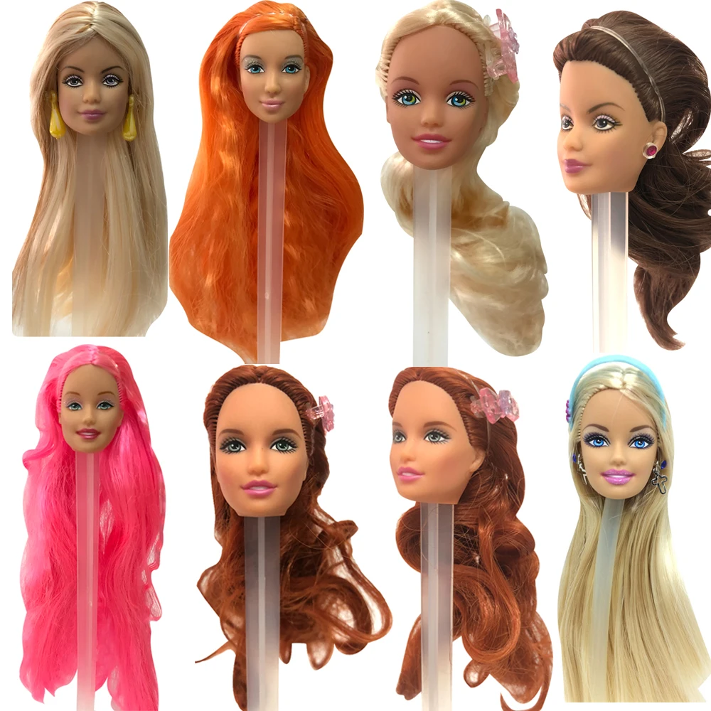 NK Mix Styel кукла голова с разными волосами стиля для 30 см куклы Лучший DIY подарок для девочек 1/6 куклы игрушки 10C JJ