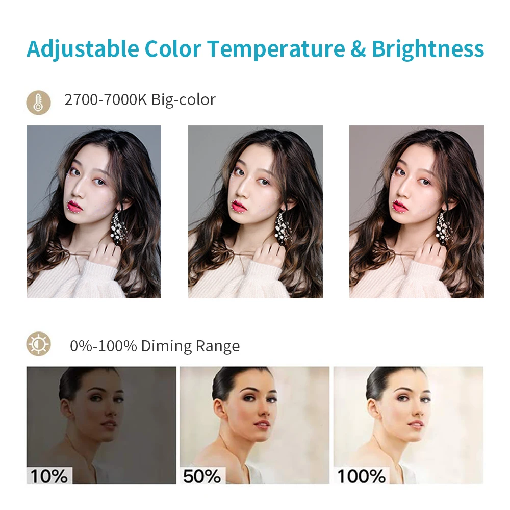18inch 45cm LED Ring Light With 1.9m Tripod Photography Lighting Ring Lamp Photo Studio Ringlight For YouTube Makeup Video Photo