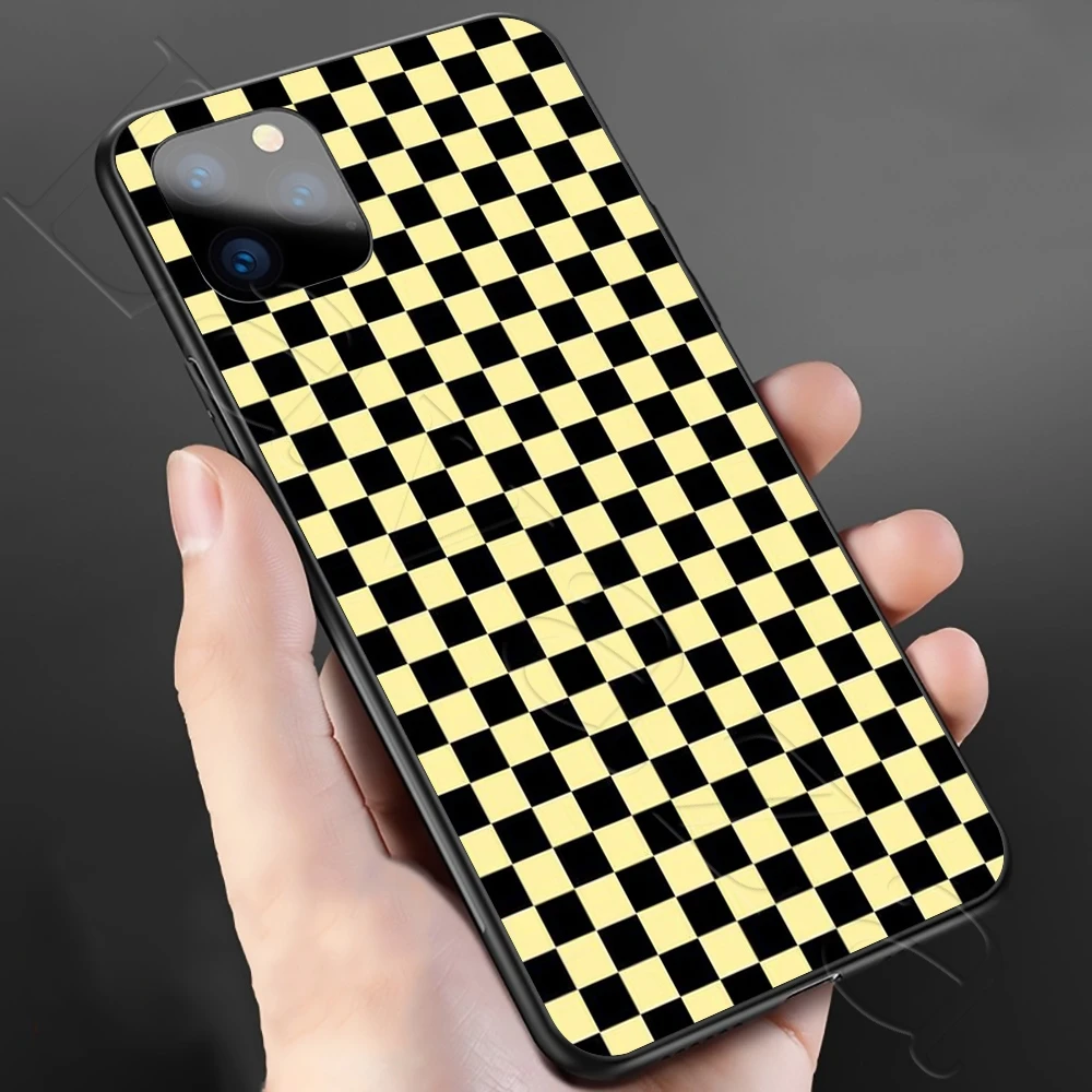 Lavaza шахматная доска клетчатый силиконовый мягкий чехол для iPhone 11 Pro XS Max XR X 8 7 6 6S Plus 5 5S SE