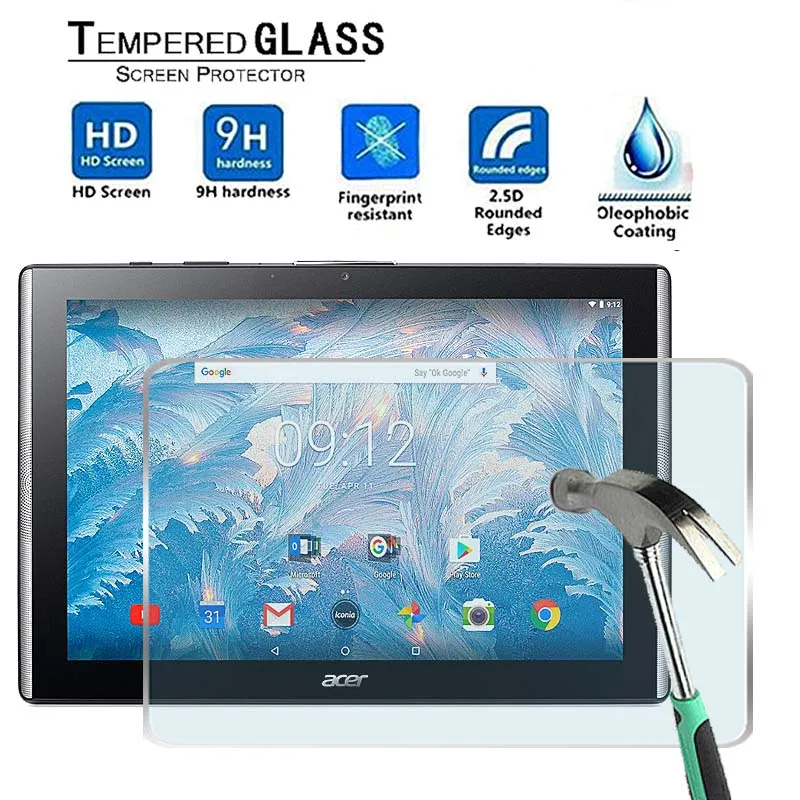 Для Acer Iconia One 10 B3 A40 Premium Tablet 9H Закаленное стекло Защитная пленка|Защитные экраны