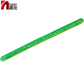 

NOEBY S3123 6Pcs/pack Worm Soft Lure Fishing Bait Leurre Crankbait Wobblers 110mm 3.2g Freshwater Ice Fishing Lure Accessiors