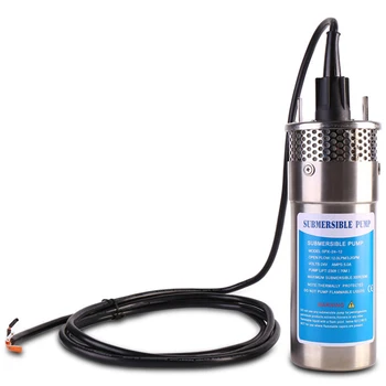 

12L Eco-Friendly 24V Steel Water Pump Submersible Deep DC Solar Well Stainless Steel for Family Ranch Gardens for Family Farm Ga