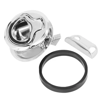 

Safe Flush Mount Hatch Pull Latch For Boat Marine Ships W/ Key Locking Security