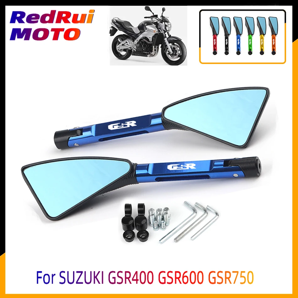 

For SUZUKI GSR400 GSR600 GSR750 GSR 600 400 750 Aluminum CNC Motorcycle Side Mirror rearview Mirrors Motorcycle Accessorie
