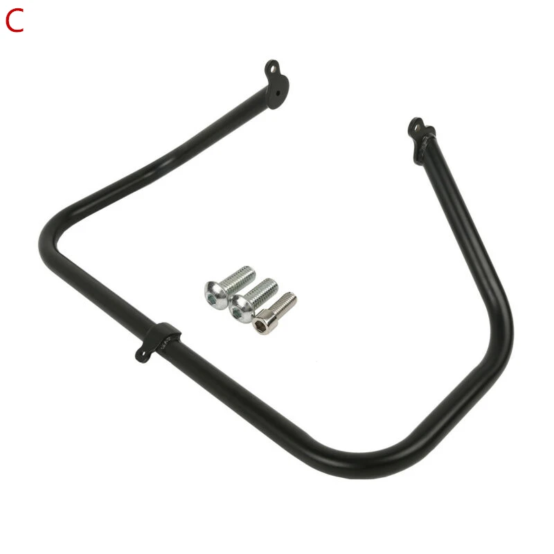 Мотоциклетная защита двигателя Highway Crash Bar для Harley Touring Sportster XL 883 Road King Black - Цвет: C