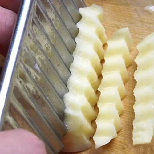 Нож из нержавеющей стали для резки картофельных чипсов и овощей