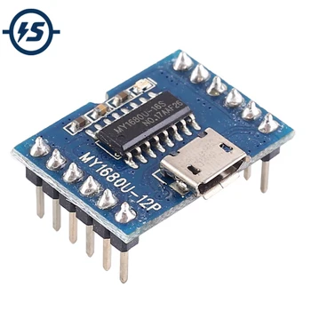 

WAV MP3 Voice Module Sound Player 16M Byte FLASH DC 5V Programmable Control USB Download FLASH Port Chip