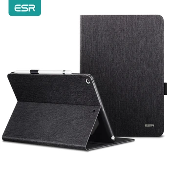 

ESR Case for iPad Air 3 2019 with Pencil Holder Oxford Cloth PU Leather Smart Cover Folio for iPad Air(3rd generation) 10.5 Case