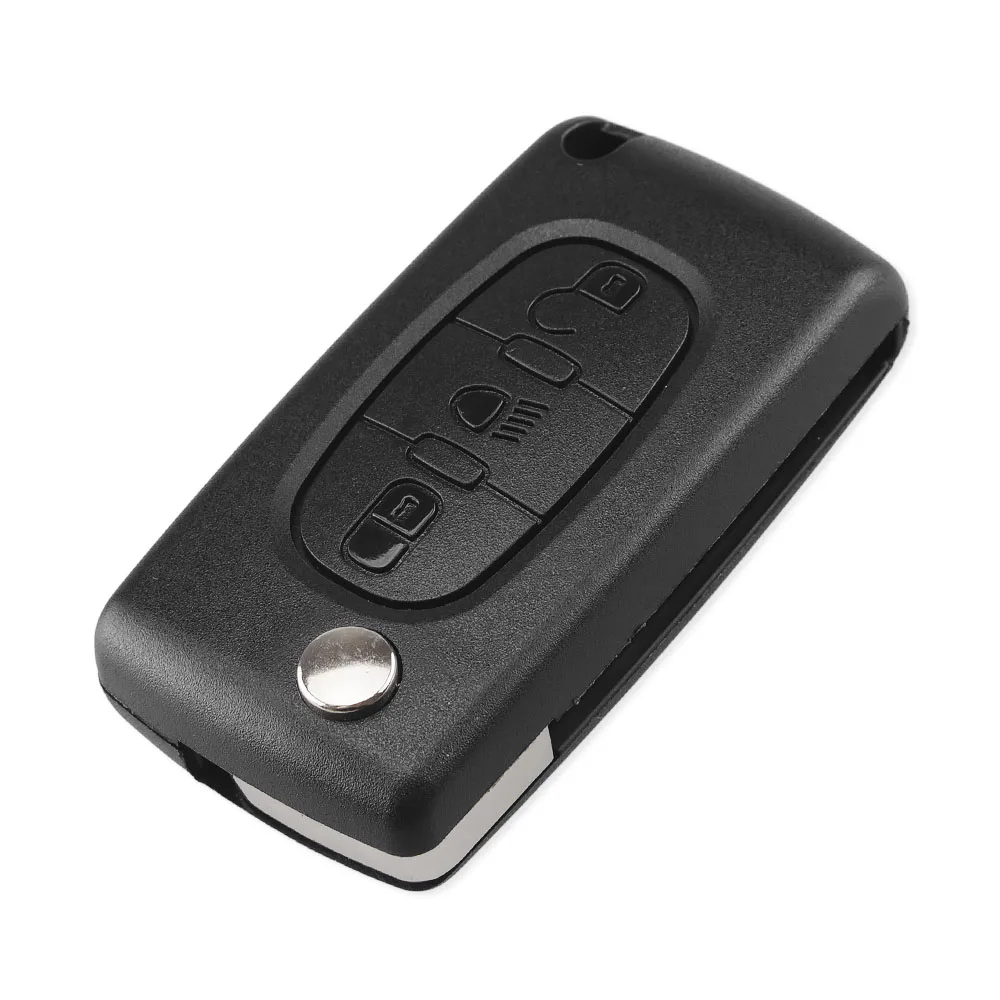 Dandkey Key Shell 2/3 pulsanti Smart Card per Renault Clio Logan Megan Scenic per portachiavi auto con lama piccola  34
