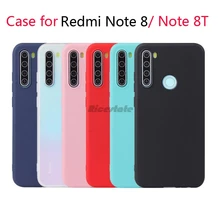 Чехол для Redmi Note 8, 8 T, яркие цвета, мягкий силиконовый чехол из ТПУ для Redmi Note8, 8 T, матовый яркий чехол s, Note 8, 8 T, задняя крышка