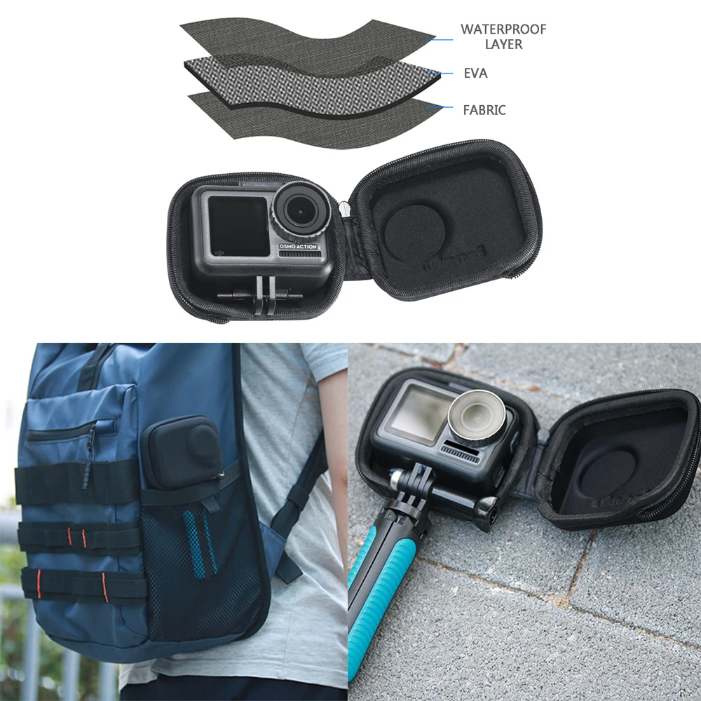 

Mini Portable Storage Hard EVA Bag Waterproof Protective mini Carrying Box bag For DJI OSMO ACTION Sports Camera Accessories