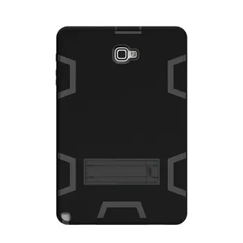 

Tablet Computer Silicone Protective Case Cover For Samsung Tab A 10.1" P580 Rubber Hidden Stand