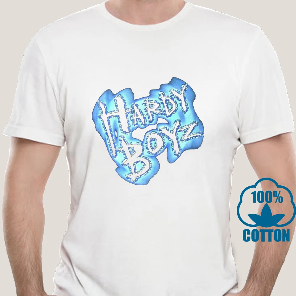 0911A Винтаж Deadstock Харди Boyz борьба Wwf T Shirtharajuku уличная футболка Menreprint | Мужская