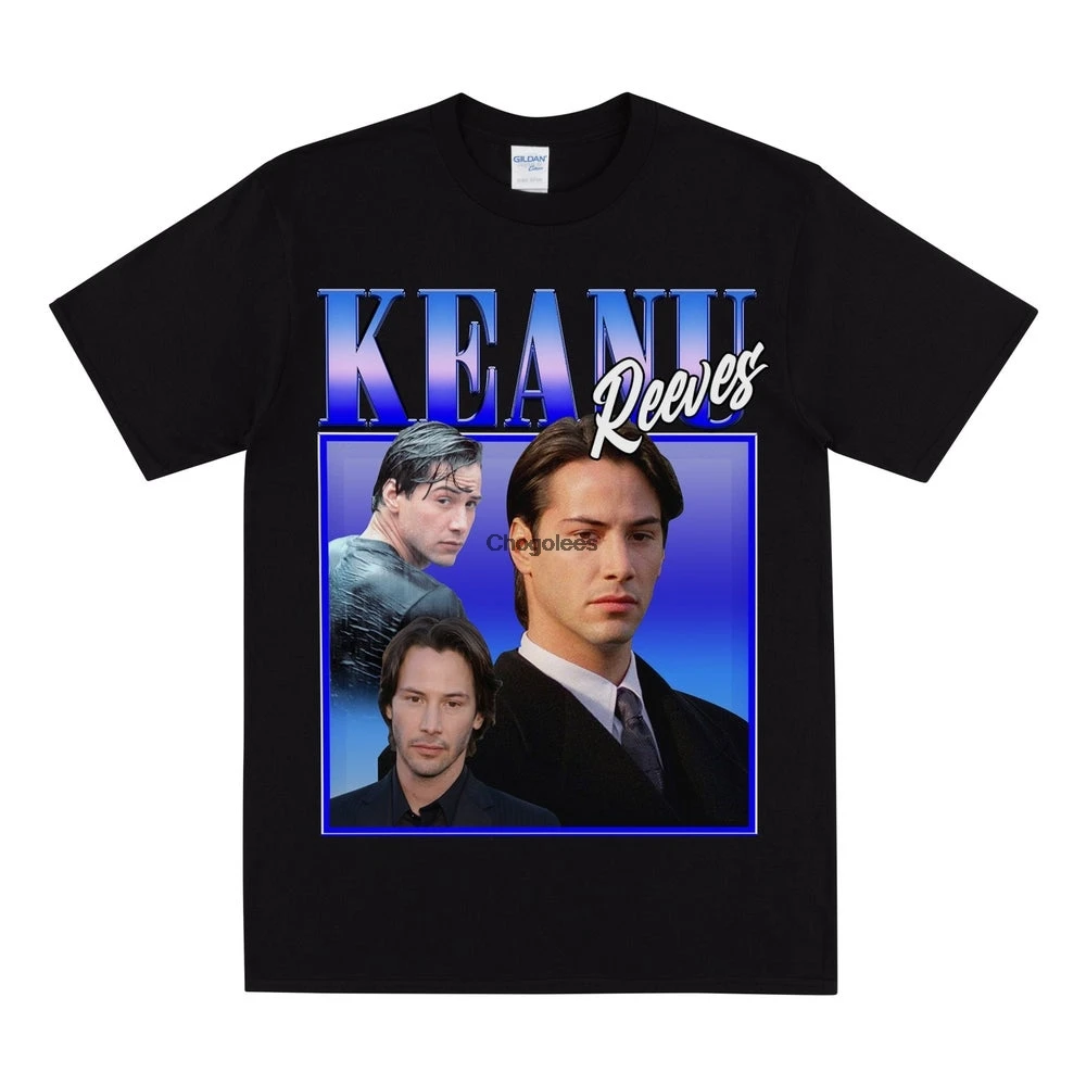 KEANU дань футболка Для женщин мужская Винтаж Tee90s Футболка Топ в подарок смешные