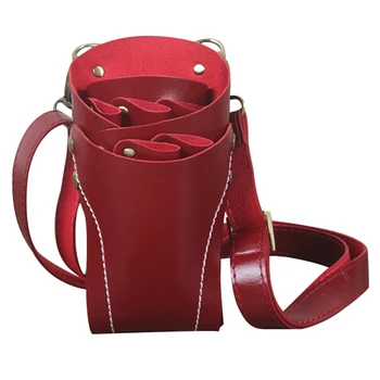 

ABDB-PU Fashion Scissors Bag for Hairdressing Professional Tool Accessories Waist Shoulder Barber Bag