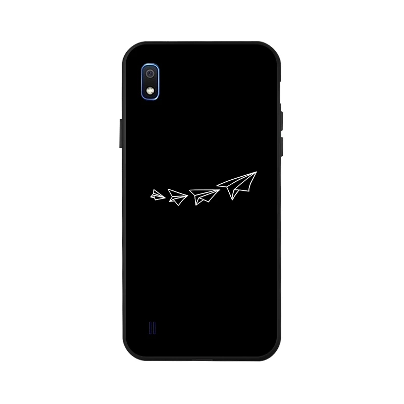 Ojeleye Case For Samsung Galaxy A10 Case Fashion Black Silicon Cover For Samsung Galaxy A70 A50 A40 A10s A20s M30s A90 5G Covers - Цвет: x082