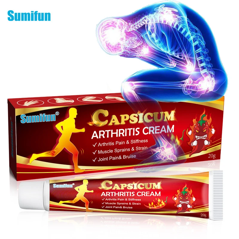 

Перцовый крем Sumifun для лечения ревматоидного артрита, обезболивающая мазь, китайская медицина, 20 г