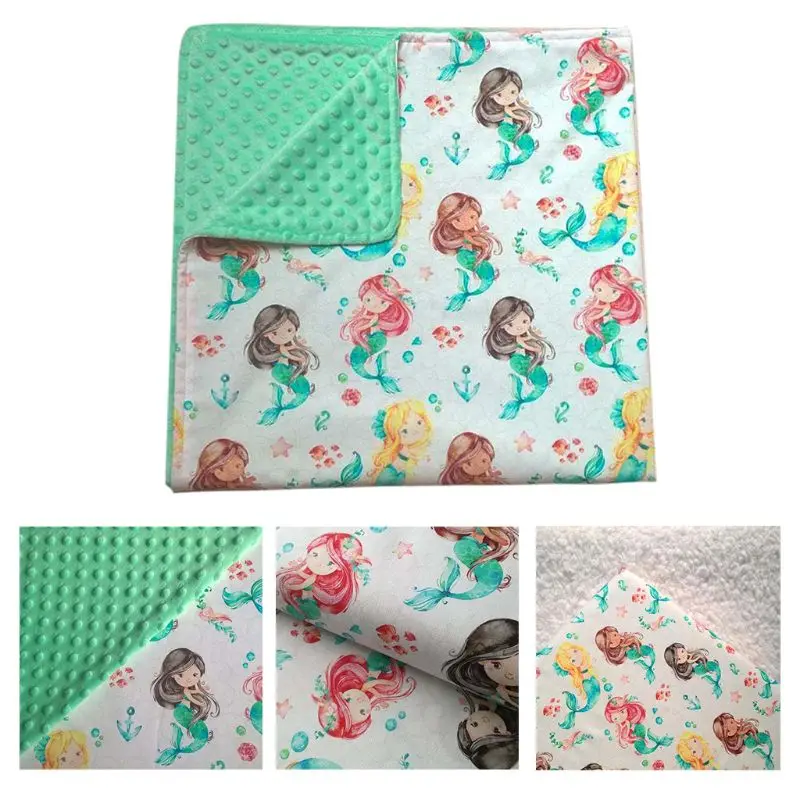 Коралловое бархатное комфортное одеяло с рисунком для новорожденных; детское одеяло для детского сада; s