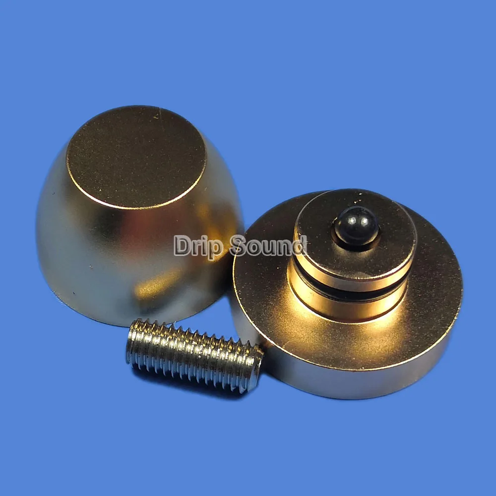 Alto-falante à Prova de Choque Pico Amplificador Isolamento Suporte Pés Titular Ajustável Umedecimento Prego Dourado 4 Pçs 30mm - Image 4