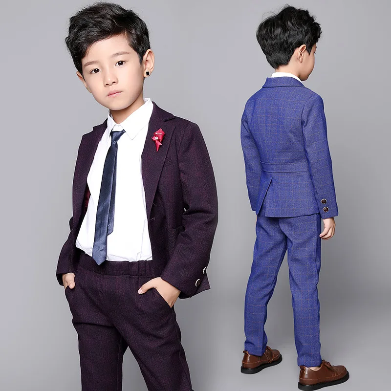 

Weddings Suit For Kids Formal Flower Boys Prom Party Tuxedo Birthday Dress Children Performance Costume
