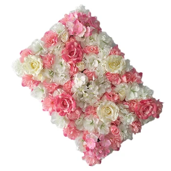 

Flower Wall Artificial Flowers Wedding backdrop Wall Decor Photographic background decoration Flower Row 60X40CM silk flowers