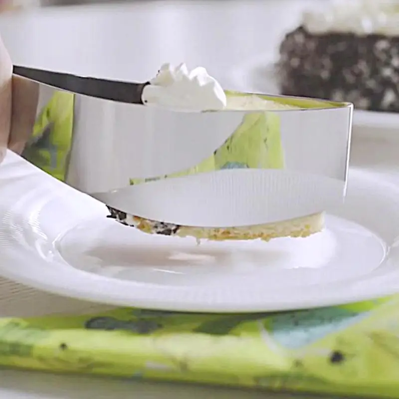 1 шт. резак для торта из нержавеющей стали нож для печенья нож для помадки слайсер для кондитерских пирогов разделитель для шоколадного торта кухонные инструменты