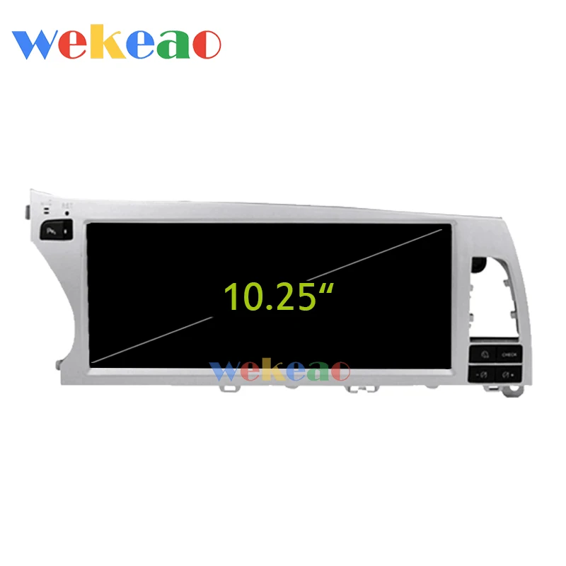  Wekeao Wide Screen 10.25'' Android 9.0 Car Radio GPS Navigation For Audi Q7 Car Dvd Multimedia Play