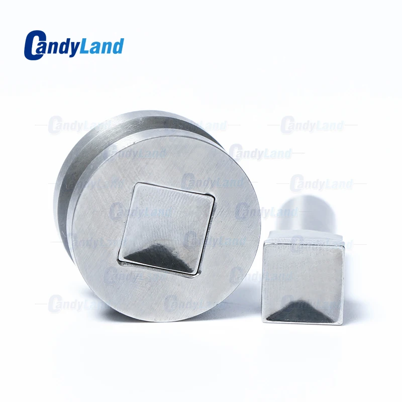 CandyLand Square Logo Tablet Die 3D Pill Press Mold Candy Punching Custom Calcium Punch For TDP 0 Machine |