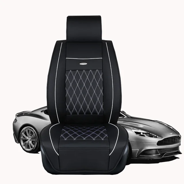 Leather Car Seat Cover for Hyundai Solaris Tucson Accent Creta Getz Coupe Grand i10 i20 i30 i40 ix35 Ionia Kona Santa