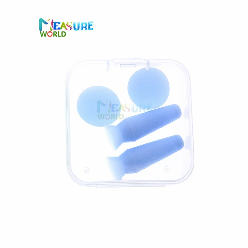 Ophthalmic Eye Instrument Tool Soft Silicone Ophthalmic Surgical Embedding Eyelid Protector Cover Sucker 4 PCS/set