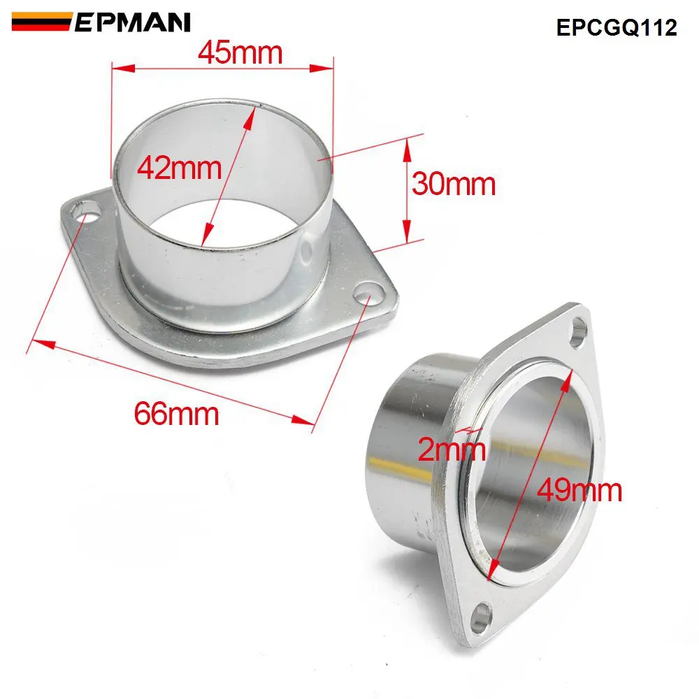 Epman алюминиевый BOV обход переходный фланец тип R/RS/S/RZ/FV выдувный клапан компрессор выходной патрубок EPCGQ112