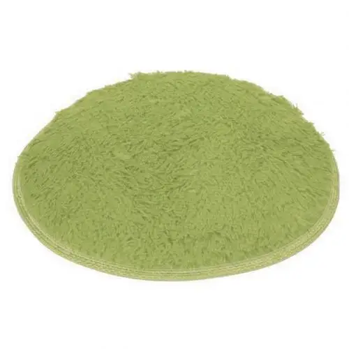 Fruit Green 40 см круглый мягкий коралловый флисовый коврик для ванной комнаты, спальни, кухни, нескользящий коврик для пола, водопоглощающий коврик, домашний коврик для двери, 14 видов цветов - Цвет: Fruit Green