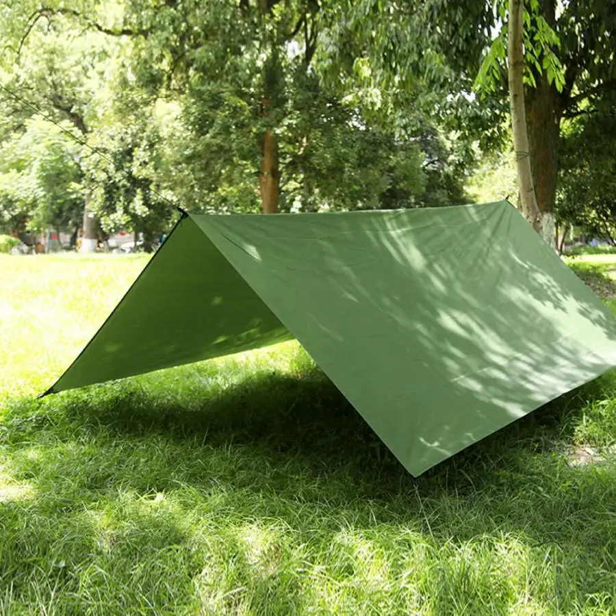Waterproof Camping Sunshade Outdoor Windproof Awning Rooftop Shelter Tent Picnic Mat Beach Travel Canopy Tools | Спорт и развлечения