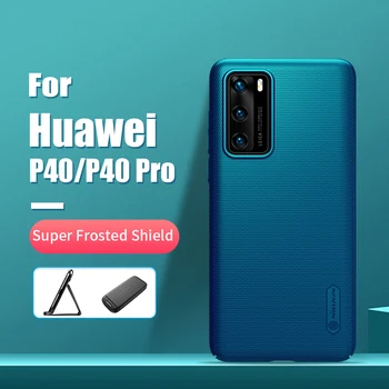 

For Huawei P40 case protector cover NILLKIN Frosted PC Matte hard back cover Gift Phone Holder for huawei p40 pro case cover