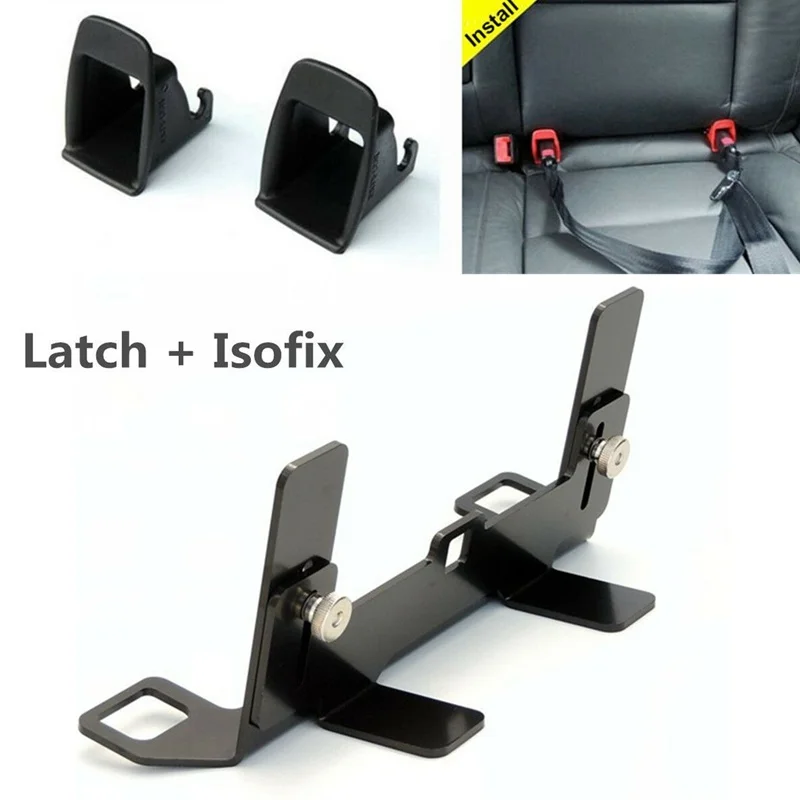 Universal for ISOFIX Latch Interface Car Child Seat Mount Bracket,Latch