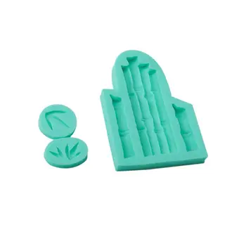 

Bamboo & Leaves Mould Silicone Mold Fondant Cake Decorating Tool Gumpaste Sugarcraft Chocolate Forms Bakeware