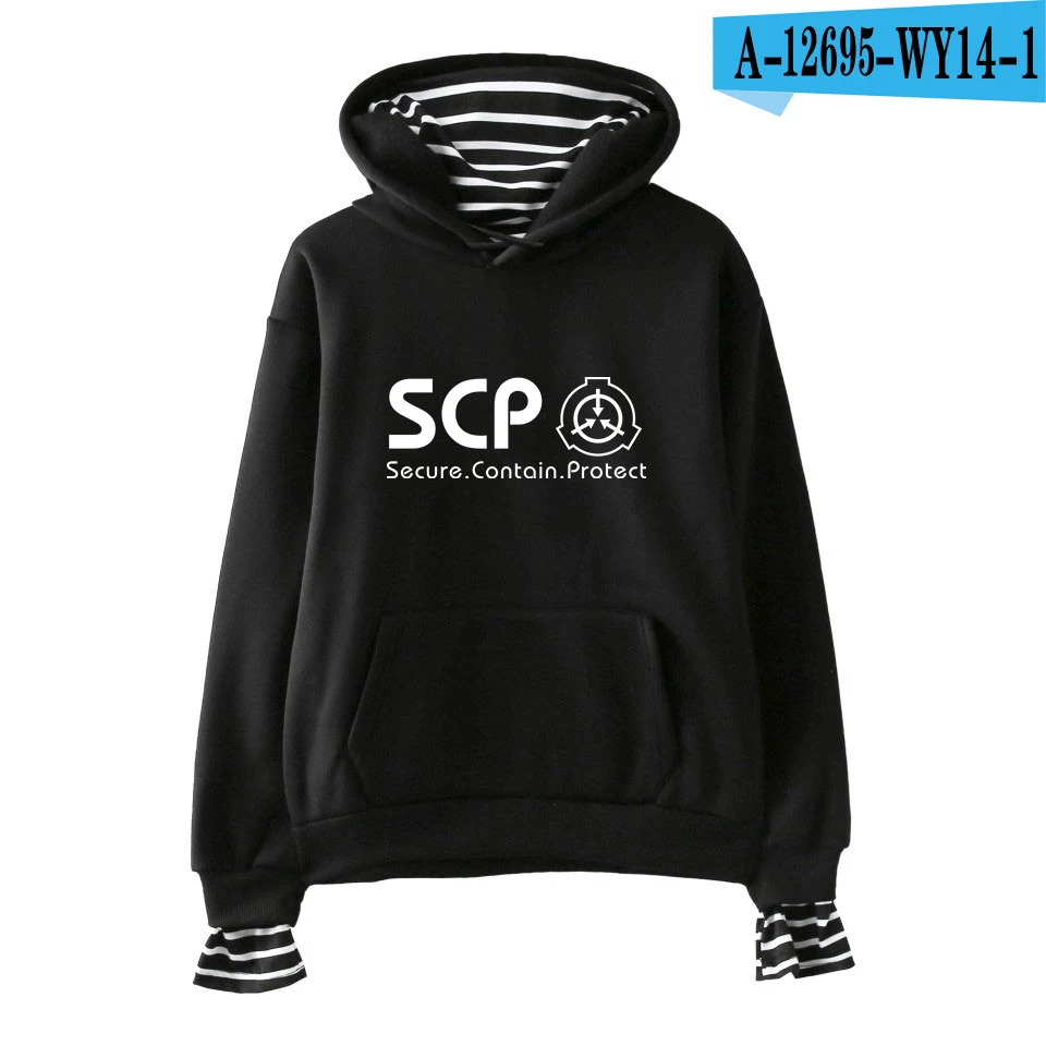 FRDUN Scp основа принт поддельные две части толстовки горячая распродажа Осенние женские толстовки K-pops с капюшоном Harajuku размера плюс 4xl - Цвет: Picture color