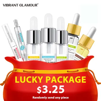 

VIBRANT GLAMOUR Lucky Package Face Serum 1pcs Moisturizing Whitening Shrink Pores Essence Anti-Aging Lift Firming Skin Care