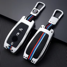 

Zinc alloy Car Key Cover Case Shell Bag Protective soft For Mercedes Benz 2017 E Class W213 2018 S class Accessories Car styling