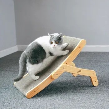 

HKML Corrugated Paper Transform Cat Scratching Bed Cat Toys Training Grinding Claw Sofa Kitten Scratchers Board Mats