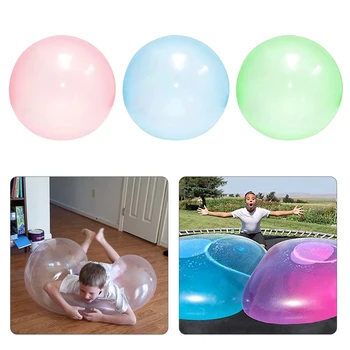 

Outdoor Super Big Balloon ball Soft Squishys Air Water Filled Bubble Blow Up Child Play Games Baby bath shower beach Stress Ball