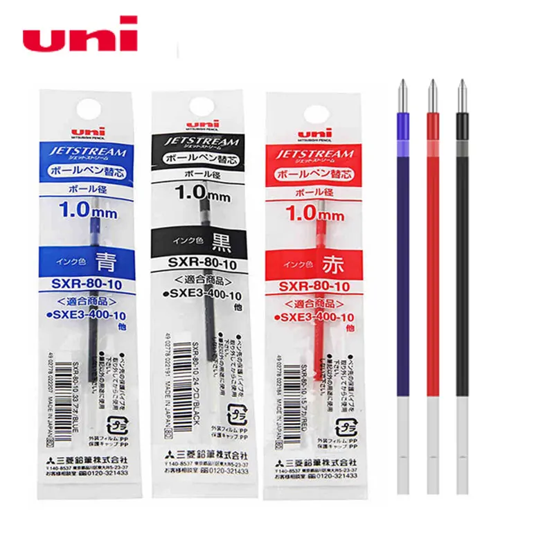 2019 UNI SXR-80-10 Brand 6 Pieces/Lot Super Smooth Writing Japanese Gel Pen Refill 1.0mm