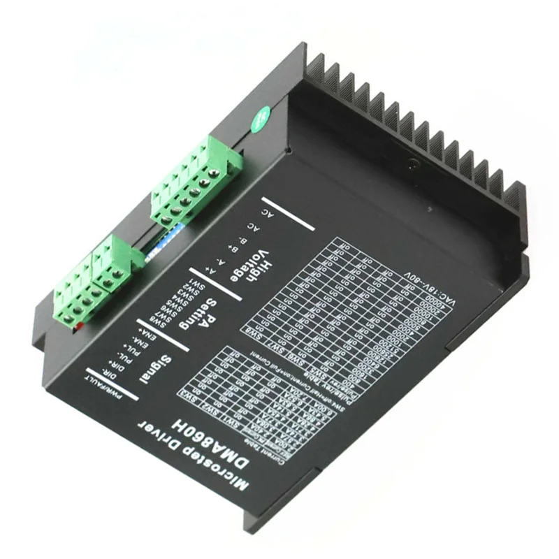 DM860H Microstep бесщеточный вентилятор постоянного тока Бесщеточный шаговый двигатель NEMA 23 34 DC24-110V AC18-80V прочный